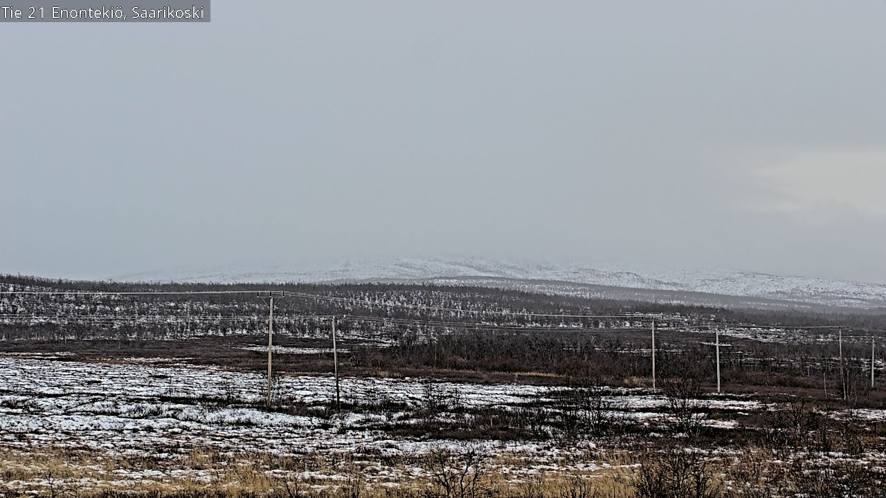 Kelikamerat Kuva Tie 21 Enontekiö, Saarikoski, Enontekiö, Lappi