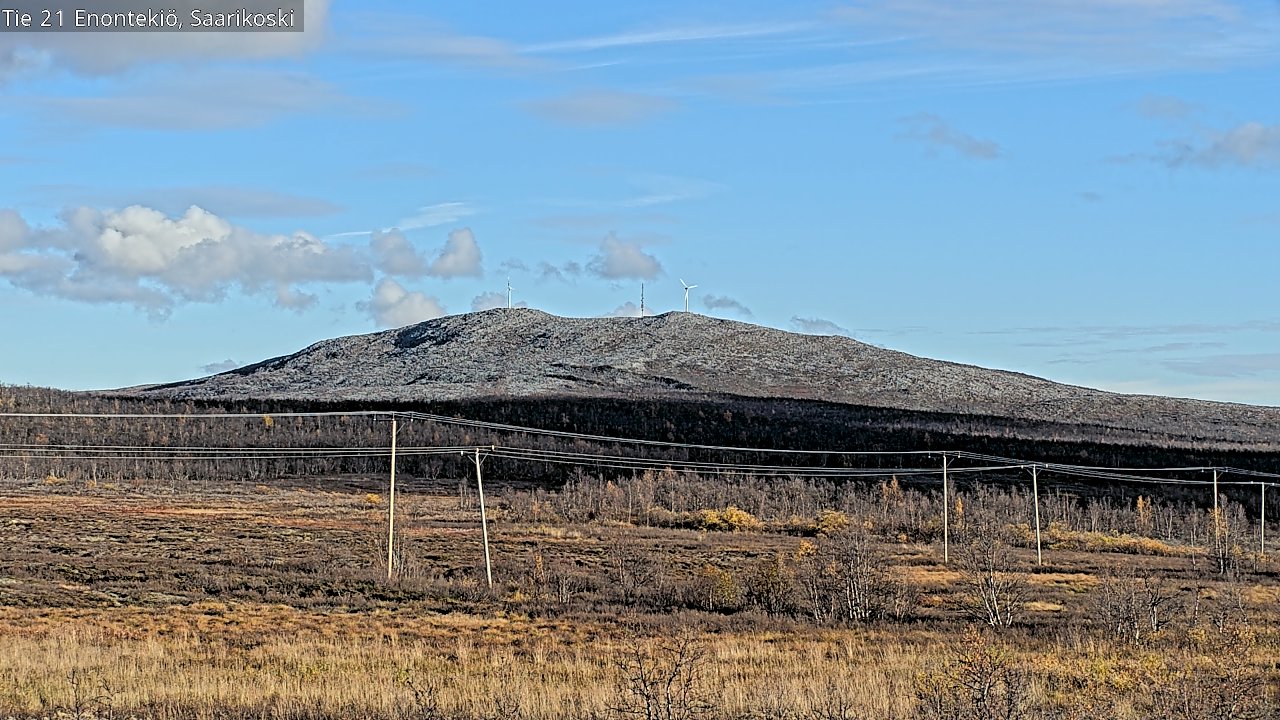 Kelikamerat Kuva Tie 21 Enontekiö, Saarikoski, Enontekiö, Lappi