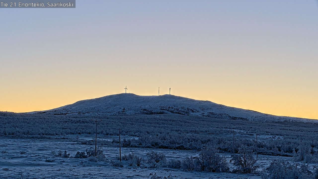 Kelikamerat Kuva Tie 21 Enontekiö, Saarikoski, Enontekiö, Lappi