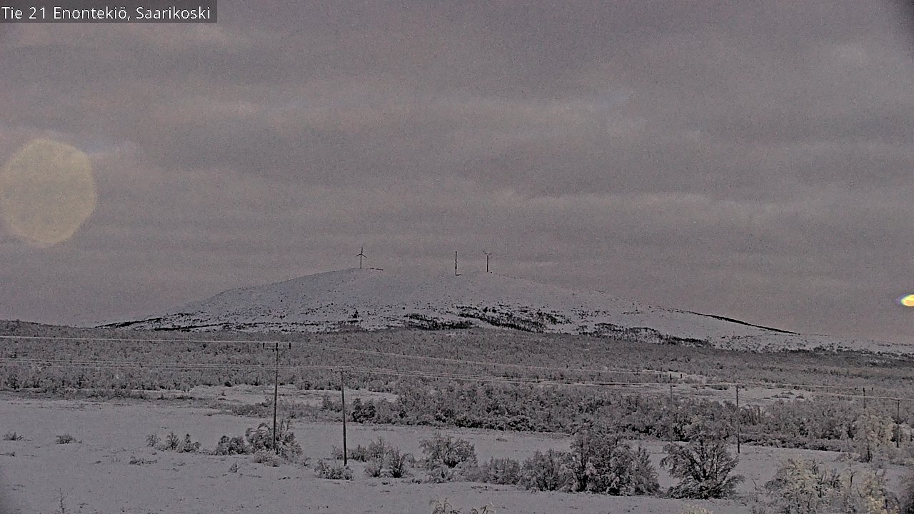 Kelikamerat Kuva Tie 21 Enontekiö, Saarikoski, Enontekiö, Lappi