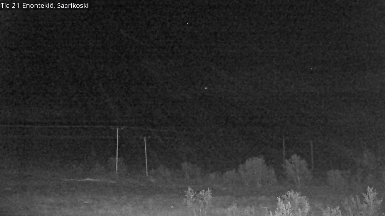 Weather Camera Image Road 21 Enontekiö, Saarikoski, Enontekiö, Lappi