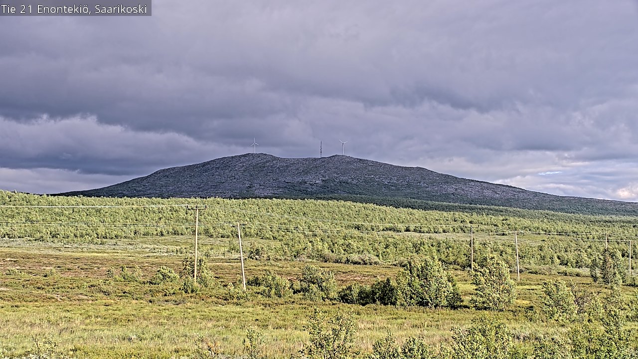 Kelikamerat Kuva Tie 21 Enontekiö, Saarikoski, Enontekiö, Lappi