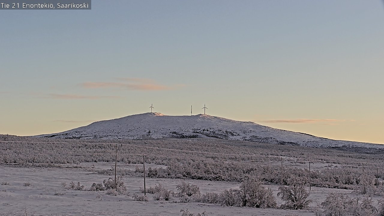 Kelikamerat Kuva Tie 21 Enontekiö, Saarikoski, Enontekiö, Lappi
