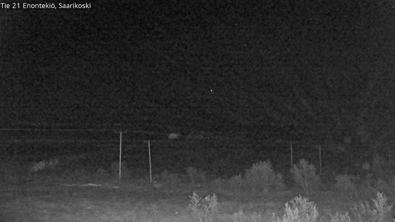 Weather Camera Image Road 21 Enontekiö, Saarikoski, Enontekiö, Lappi