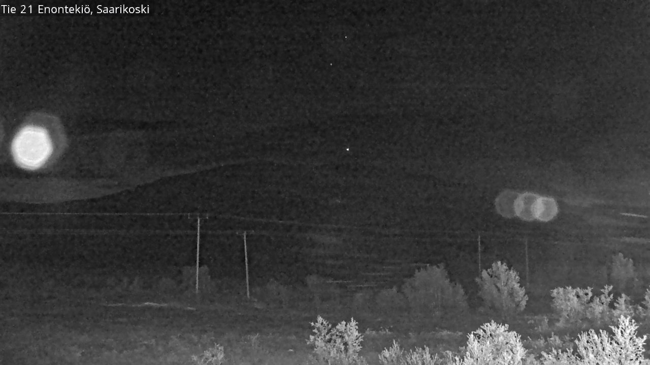 Weather Camera Image Road 21 Enontekiö, Saarikoski, Enontekiö, Lappi
