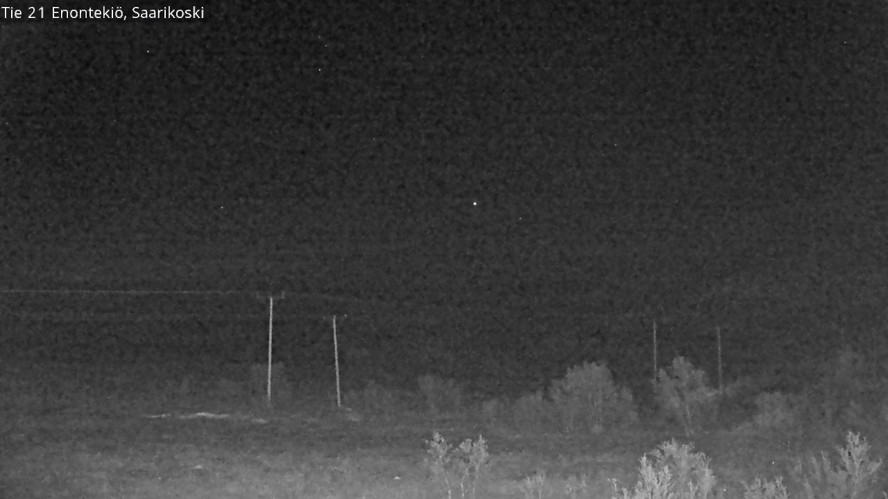 Weather Camera Image Road 21 Enontekiö, Saarikoski, Enontekiö, Lappi