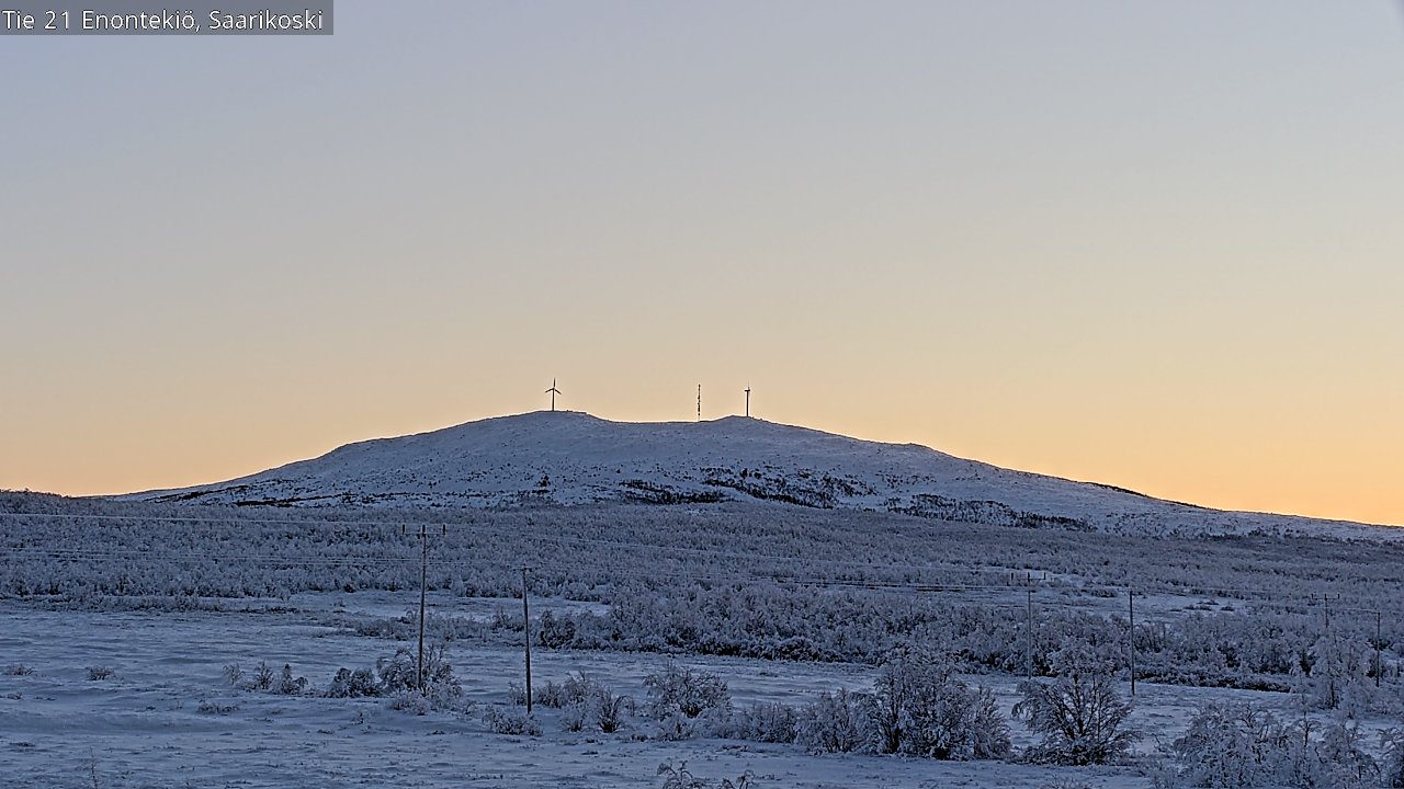 Kelikamerat Kuva Tie 21 Enontekiö, Saarikoski, Enontekiö, Lappi
