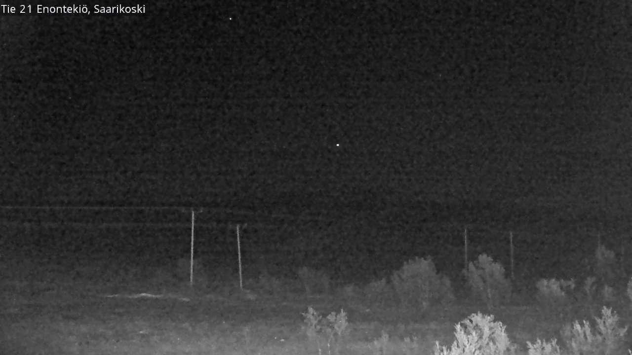 Weather Camera Image Road 21 Enontekiö, Saarikoski, Enontekiö, Lappi