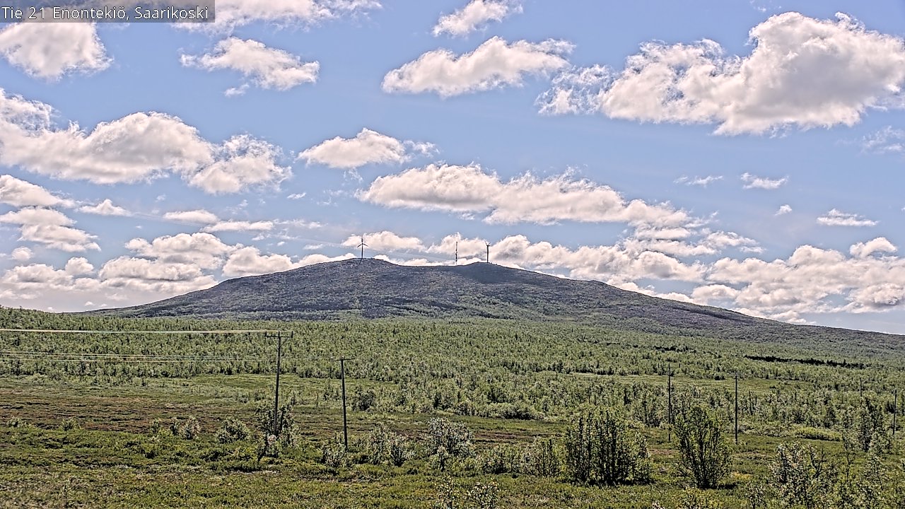 Kelikamerat Kuva Tie 21 Enontekiö, Saarikoski, Enontekiö, Lappi