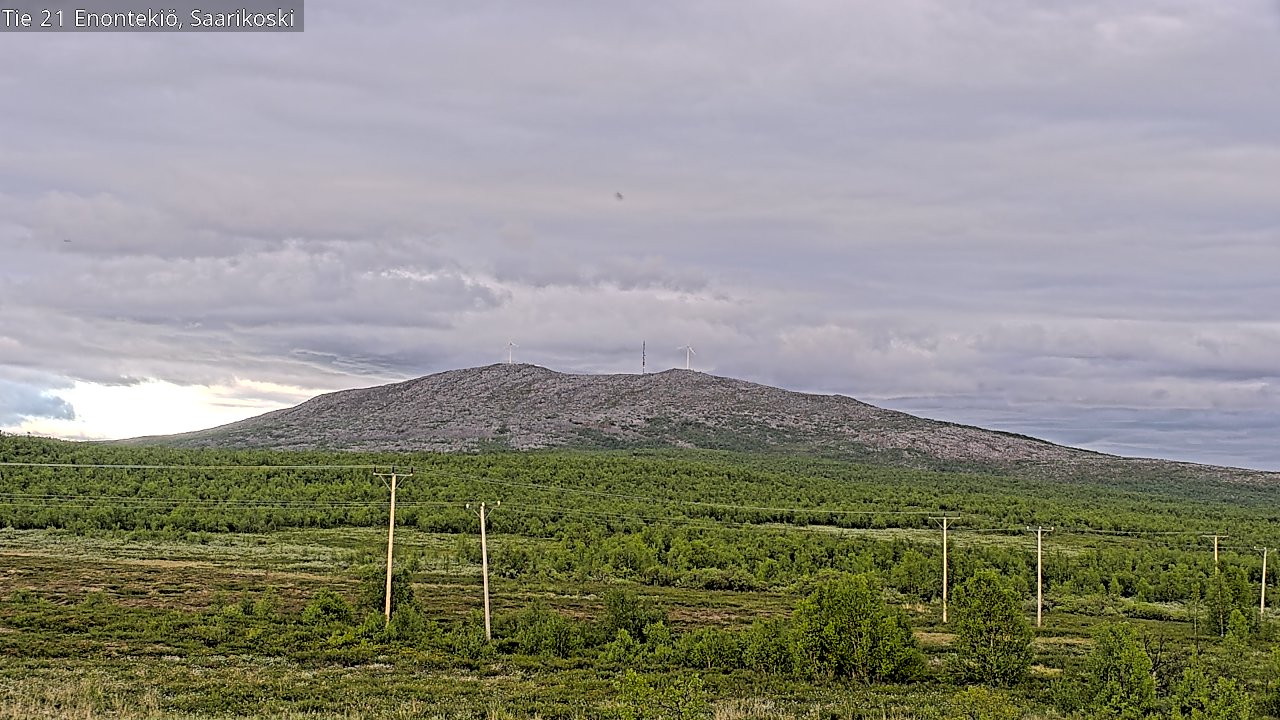 Kelikamerat Kuva Tie 21 Enontekiö, Saarikoski, Enontekiö, Lappi