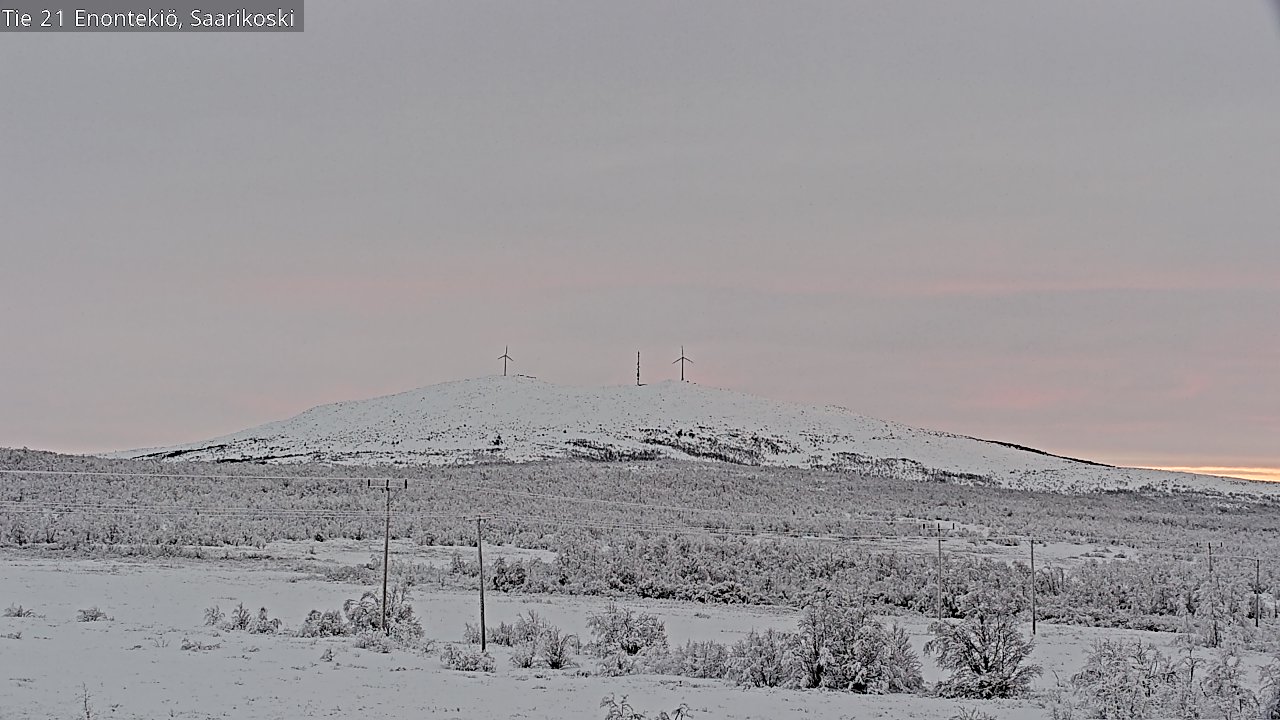 Kelikamerat Kuva Tie 21 Enontekiö, Saarikoski, Enontekiö, Lappi