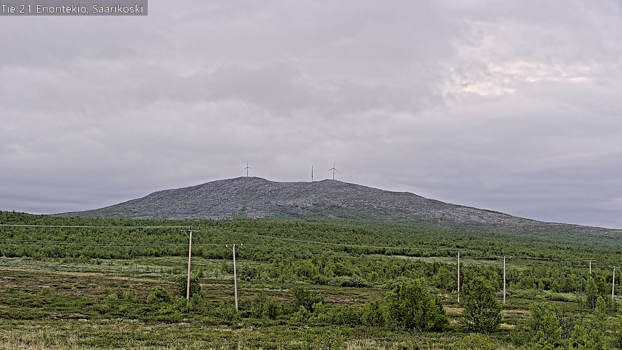 Kelikamerat Kuva Tie 21 Enontekiö, Saarikoski, Enontekiö, Lappi