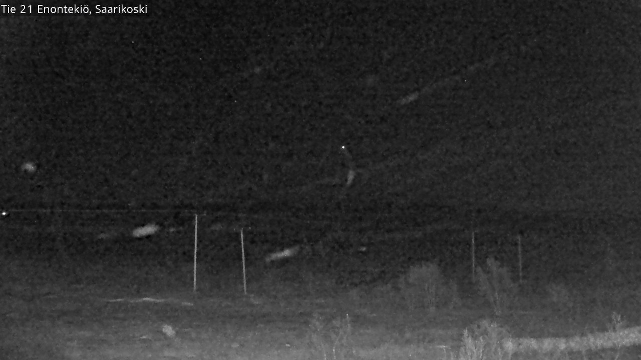 Weather Camera Image Road 21 Enontekiö, Saarikoski, Enontekiö, Lappi