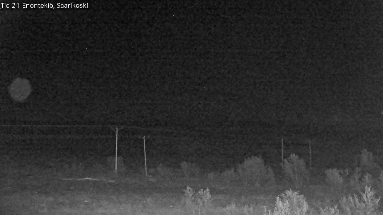 Weather Camera Image Road 21 Enontekiö, Saarikoski, Enontekiö, Lappi
