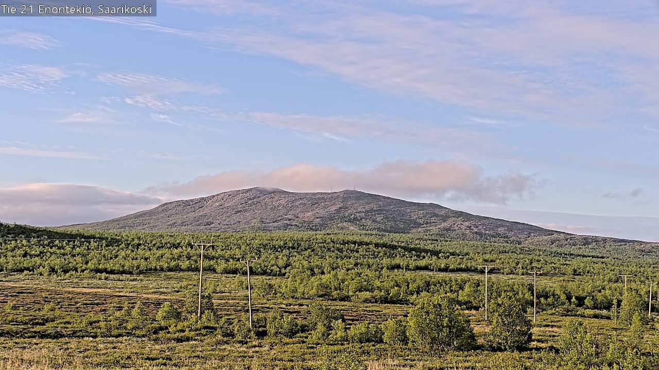 Kelikamerat Kuva Tie 21 Enontekiö, Saarikoski, Enontekiö, Lappi