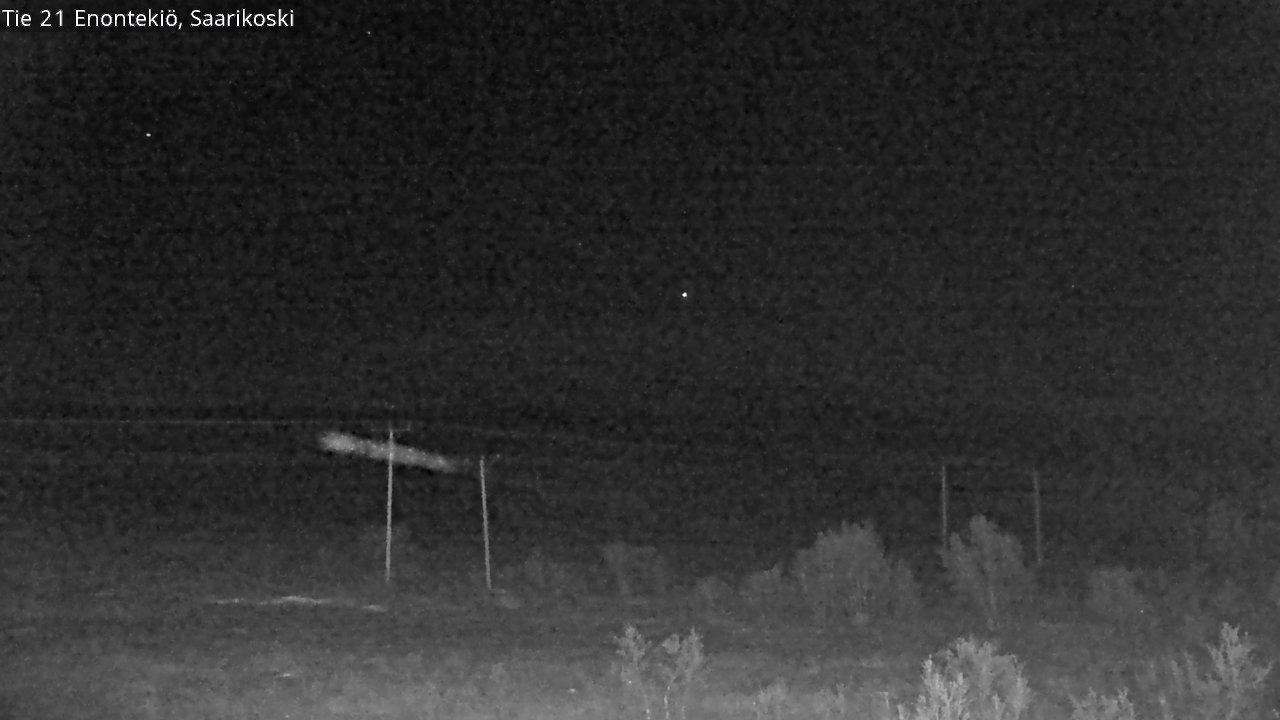Weather Camera Image Road 21 Enontekiö, Saarikoski, Enontekiö, Lappi