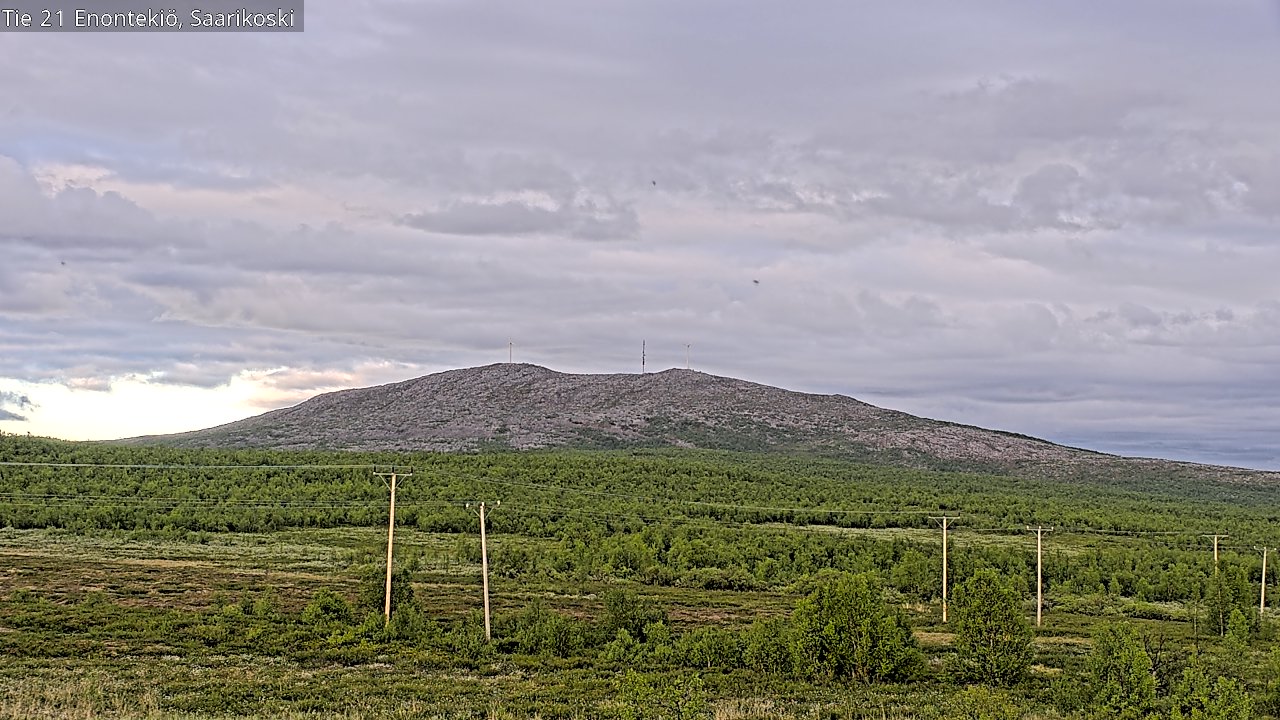 Kelikamerat Kuva Tie 21 Enontekiö, Saarikoski, Enontekiö, Lappi
