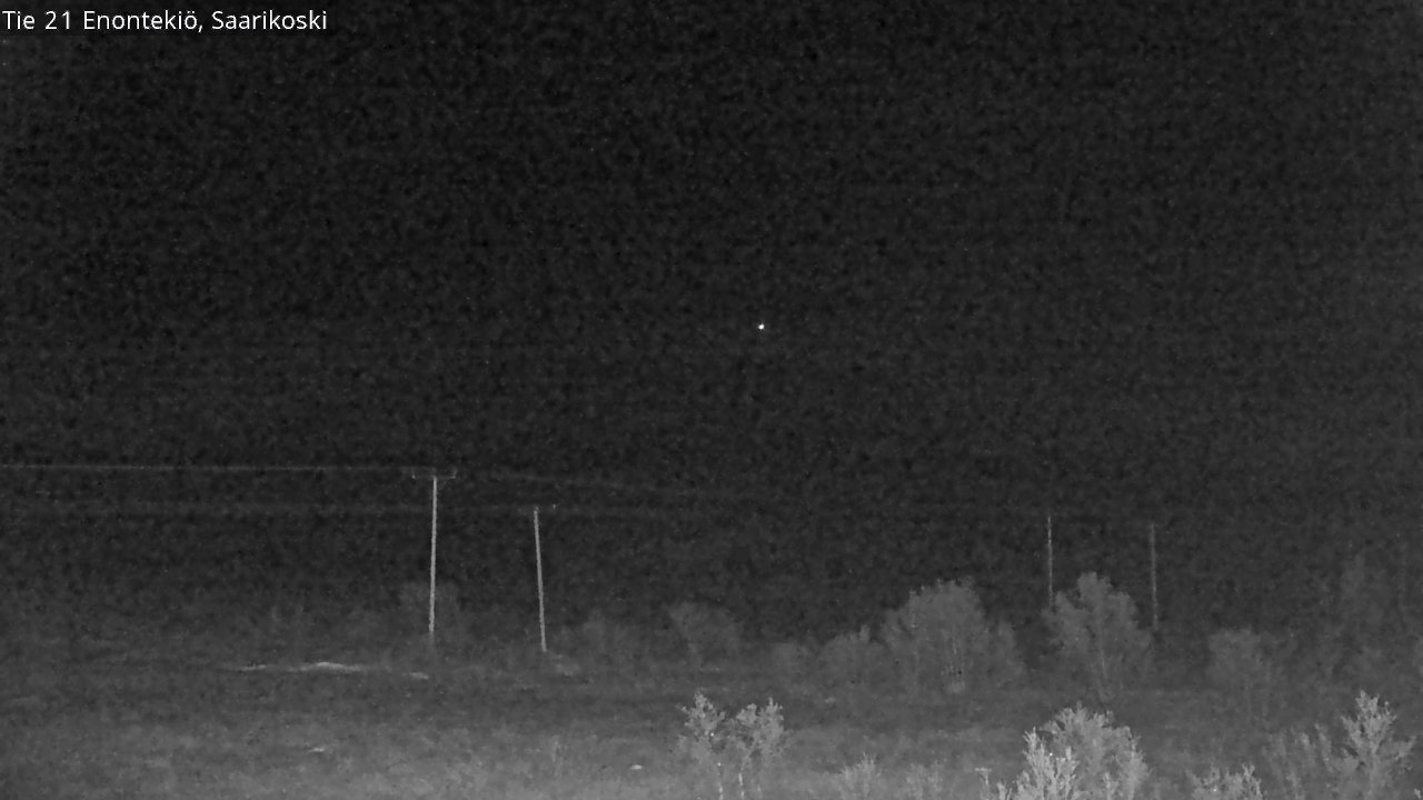 Weather Camera Image Road 21 Enontekiö, Saarikoski, Enontekiö, Lappi
