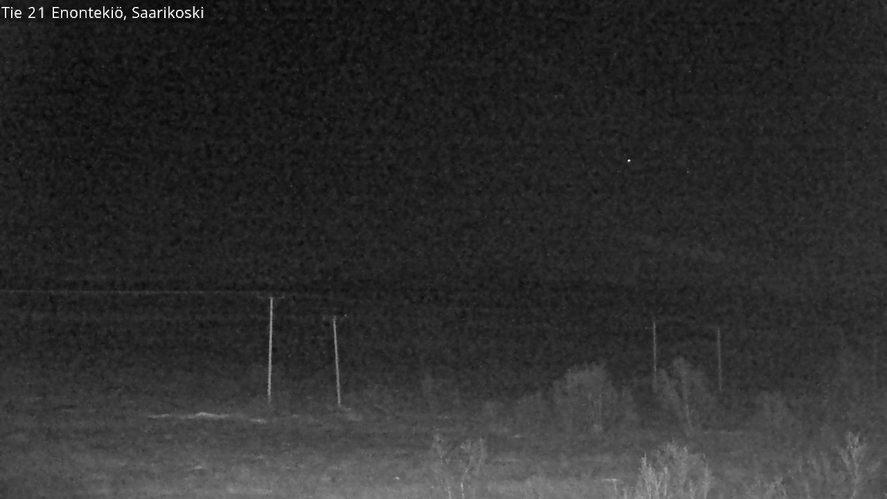 Weather Camera Image Road 21 Enontekiö, Saarikoski, Enontekiö, Lappi