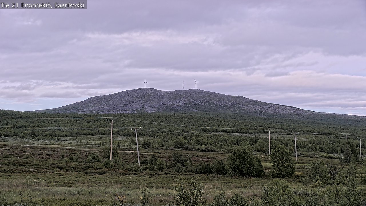 Kelikamerat Kuva Tie 21 Enontekiö, Saarikoski, Enontekiö, Lappi
