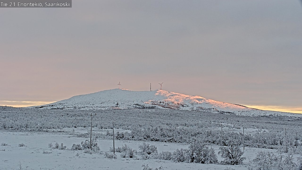 Kelikamerat Kuva Tie 21 Enontekiö, Saarikoski, Enontekiö, Lappi