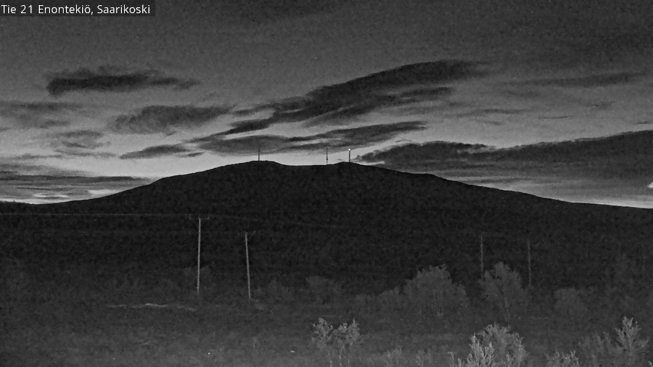 Weather Camera Image Road 21 Enontekiö, Saarikoski, Enontekiö, Lappi