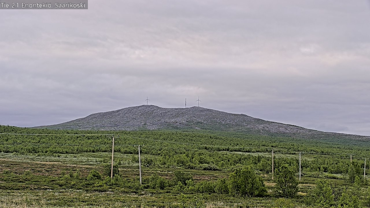 Kelikamerat Kuva Tie 21 Enontekiö, Saarikoski, Enontekiö, Lappi
