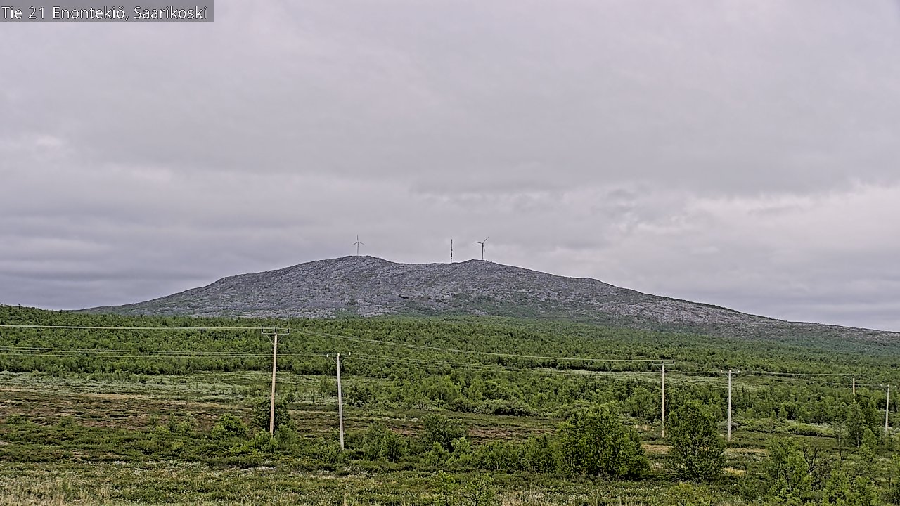 Kelikamerat Kuva Tie 21 Enontekiö, Saarikoski, Enontekiö, Lappi