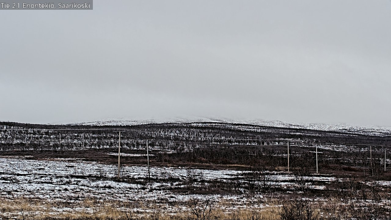 Kelikamerat Kuva Tie 21 Enontekiö, Saarikoski, Enontekiö, Lappi