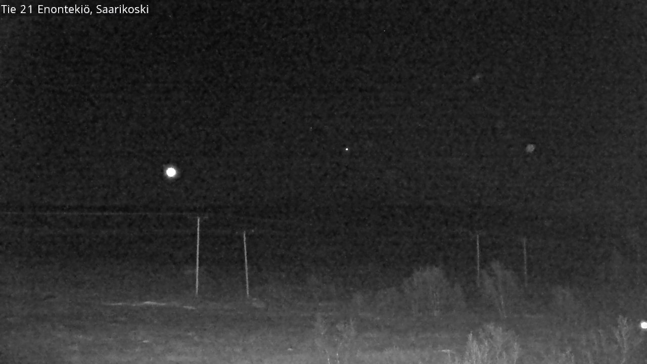 Weather Camera Image Road 21 Enontekiö, Saarikoski, Enontekiö, Lappi