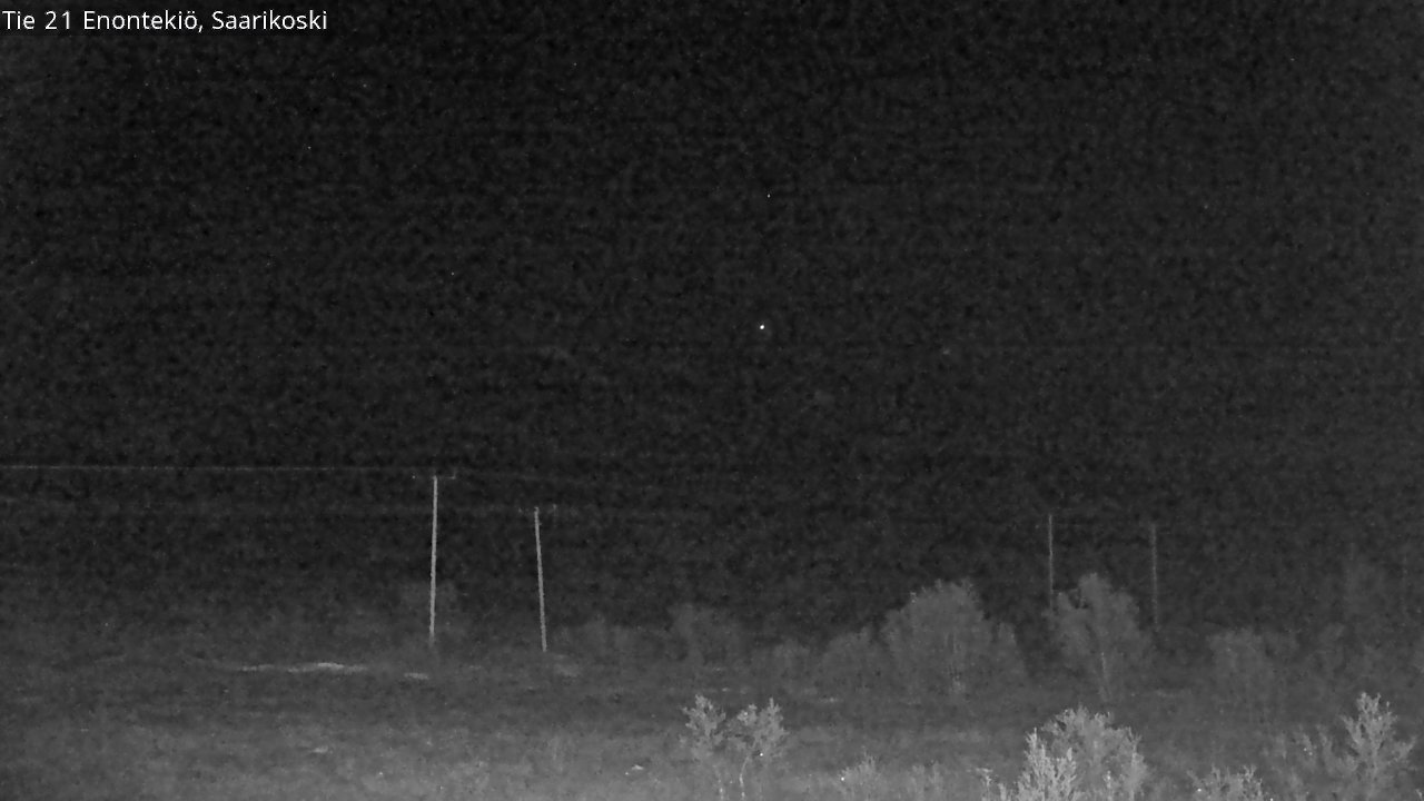 Weather Camera Image Väg 21 Enontekis, Saarikoski, Enontekiö, Lappi