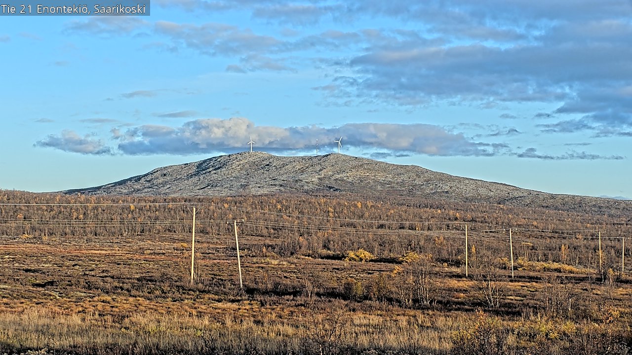 Kelikamerat Kuva Tie 21 Enontekiö, Saarikoski, Enontekiö, Lappi