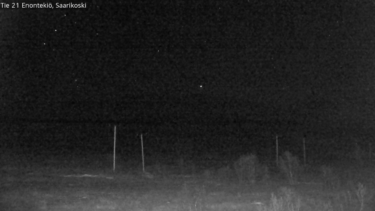 Weather Camera Image Road 21 Enontekiö, Saarikoski, Enontekiö, Lappi