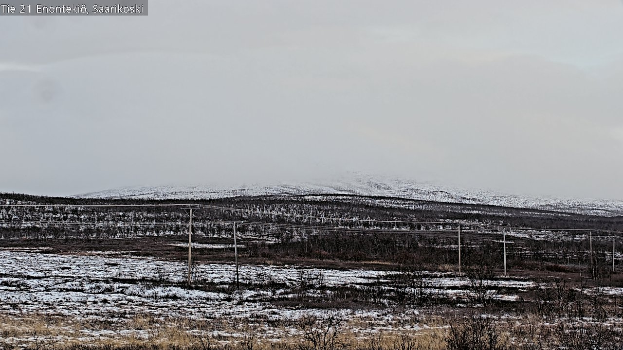 Kelikamerat Kuva Tie 21 Enontekiö, Saarikoski, Enontekiö, Lappi
