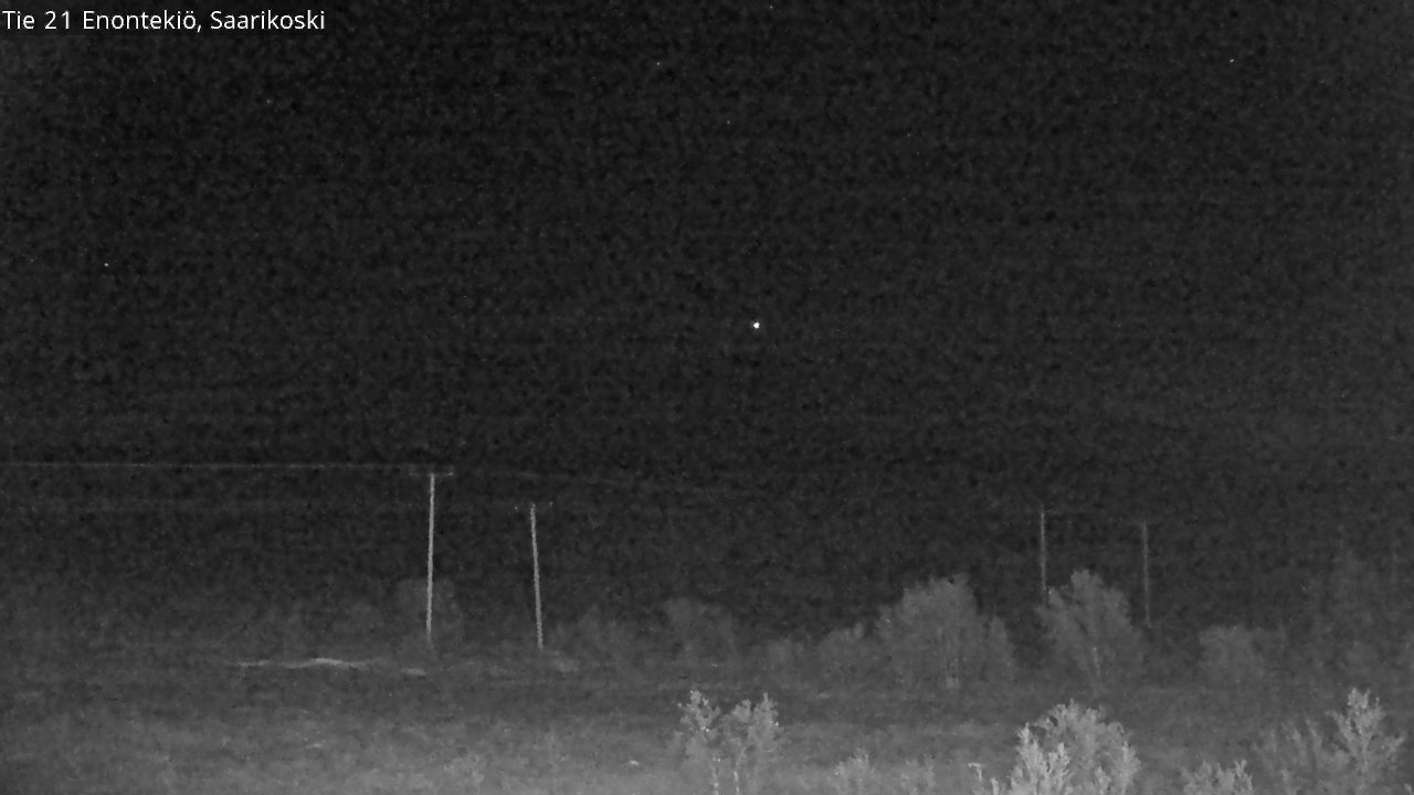 Weather Camera Image Road 21 Enontekiö, Saarikoski, Enontekiö, Lappi