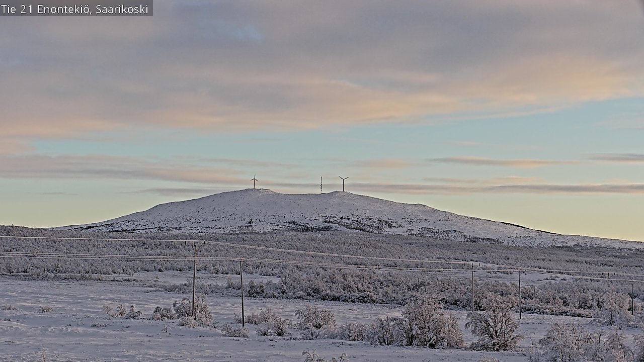Kelikamerat Kuva Tie 21 Enontekiö, Saarikoski, Enontekiö, Lappi