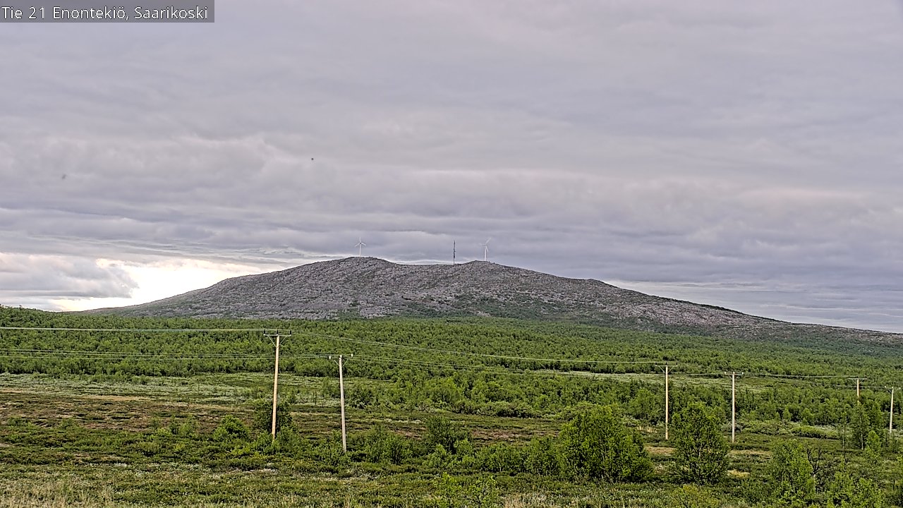 Kelikamerat Kuva Tie 21 Enontekiö, Saarikoski, Enontekiö, Lappi