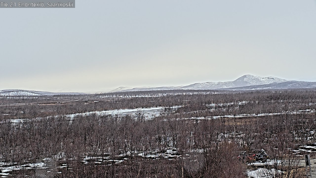 Kelikamerat Kuva Tie 21 Enontekiö, Saarikoski, Enontekiö, Lappi