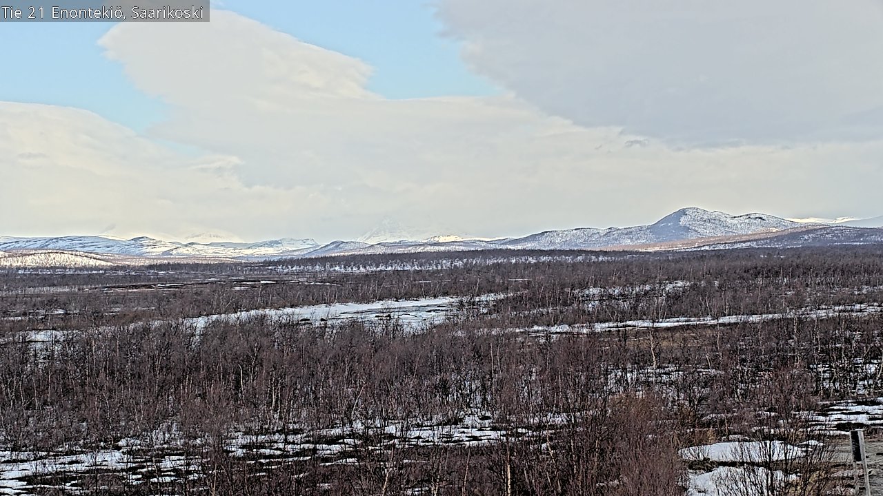 Kelikamerat Kuva Tie 21 Enontekiö, Saarikoski, Enontekiö, Lappi