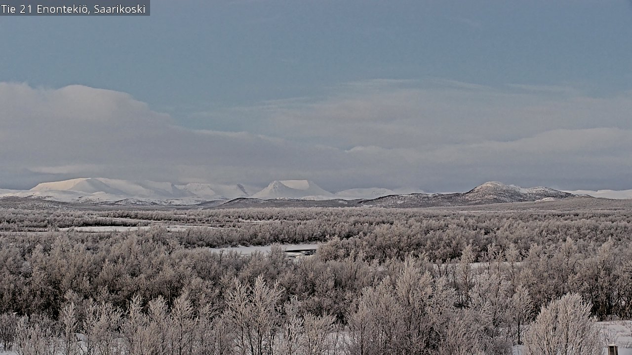 Weather Camera Image Road 21 Enontekiö, Saarikoski, Enontekiö, Lappi