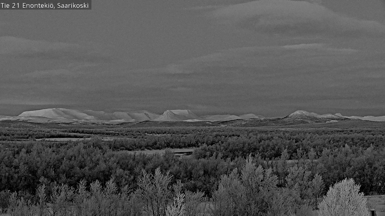 Weather Camera Image Väg 21 Enontekis, Saarikoski, Enontekiö, Lappi