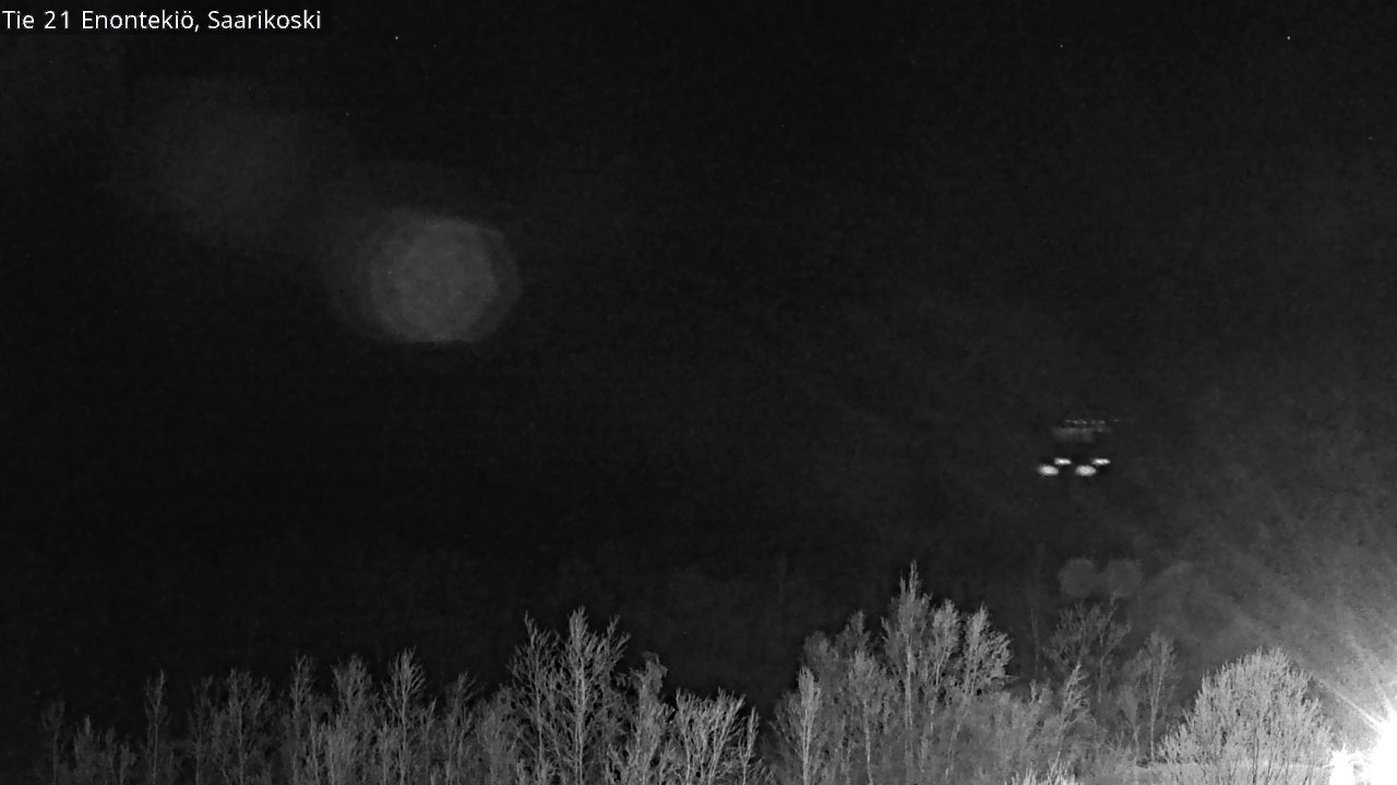 Weather Camera Image Väg 21 Enontekis, Saarikoski, Enontekiö, Lappi