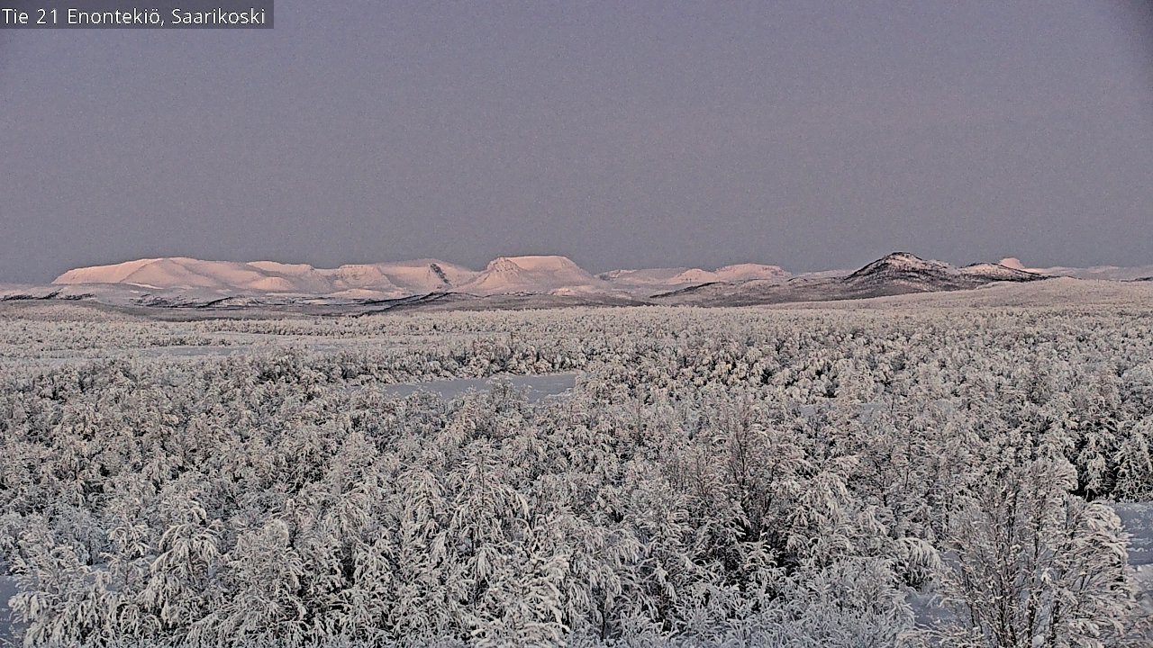 Kelikamerat Kuva Tie 21 Enontekiö, Saarikoski, Enontekiö, Lappi