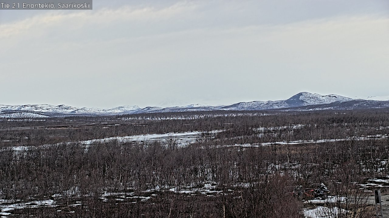 Kelikamerat Kuva Tie 21 Enontekiö, Saarikoski, Enontekiö, Lappi
