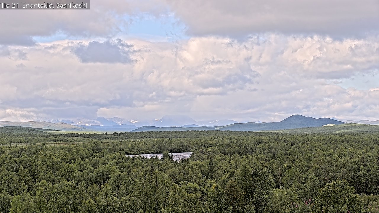 Weather Camera Image Road 21 Enontekiö, Saarikoski, Enontekiö, Lappi