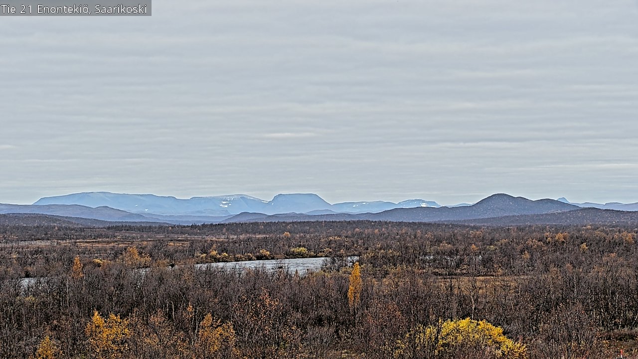 Weather Camera Image Road 21 Enontekiö, Saarikoski, Enontekiö, Lappi
