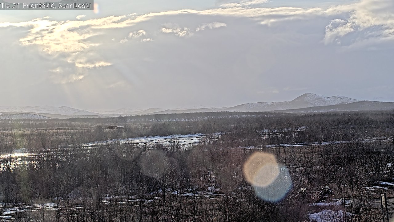 Kelikamerat Kuva Tie 21 Enontekiö, Saarikoski, Enontekiö, Lappi