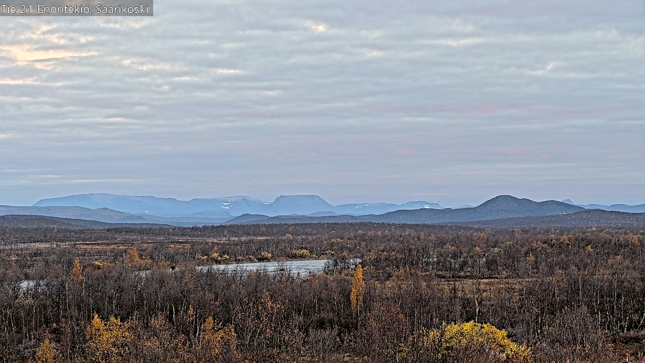 Kelikamerat Kuva Tie 21 Enontekiö, Saarikoski, Enontekiö, Lappi