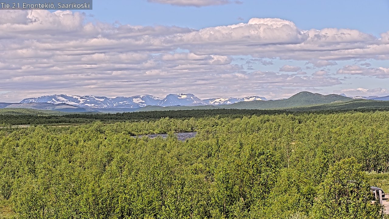 Kelikamerat Kuva Tie 21 Enontekiö, Saarikoski, Enontekiö, Lappi