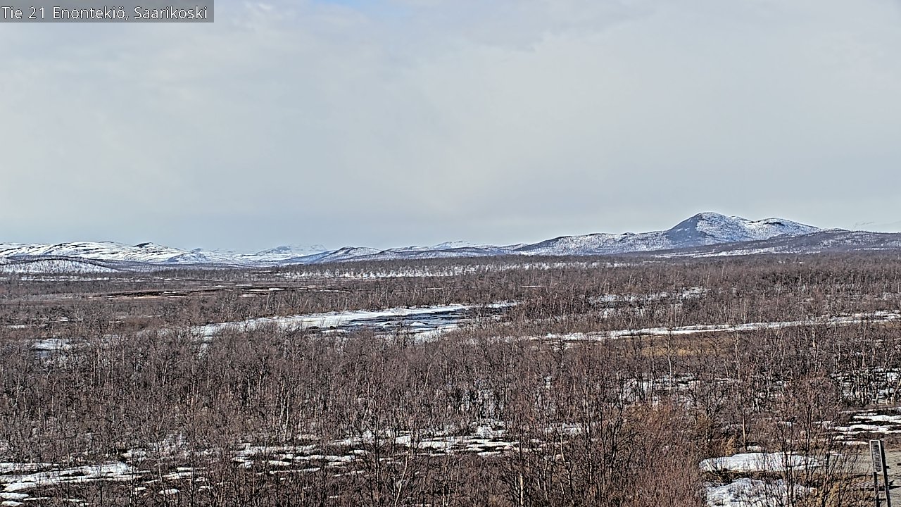 Kelikamerat Kuva Tie 21 Enontekiö, Saarikoski, Enontekiö, Lappi